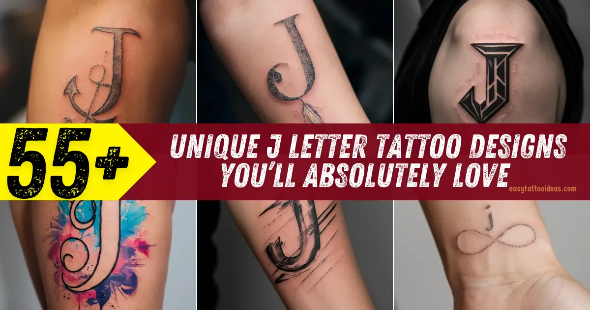 _Unique J Letter Tattoo Designs You’ll Absolutely Love (2)