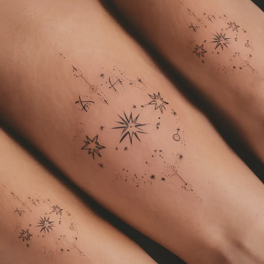 Star Alignment Friendship Tattoos 2