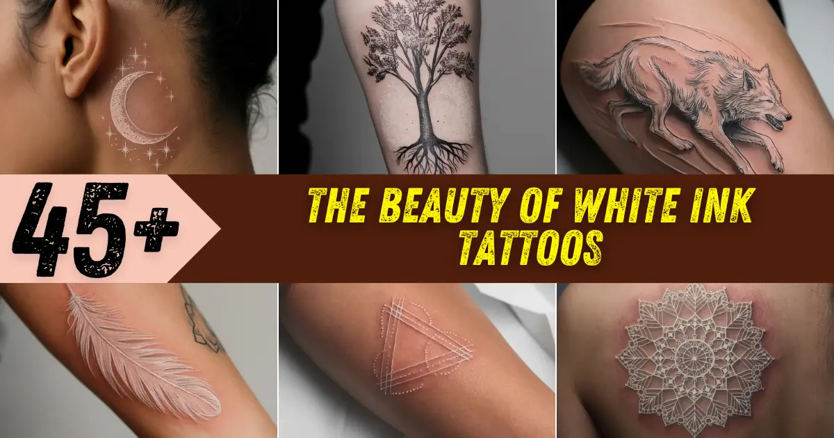 The Beauty of White Ink Tattoos (1)